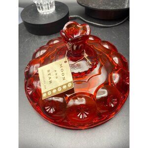 Moon N Star Amberina lid only fits largest Jardiniere